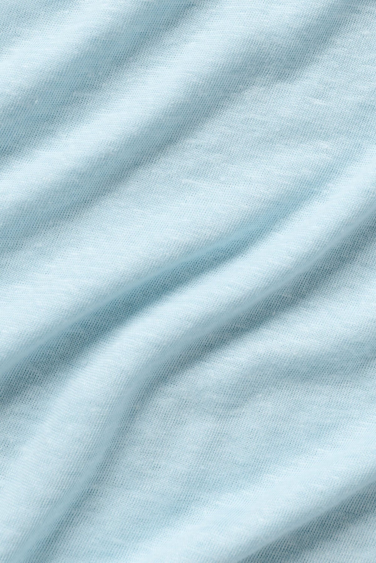 Linen Jersey Coastal Long Sleeve Pullover - Seaside Blue