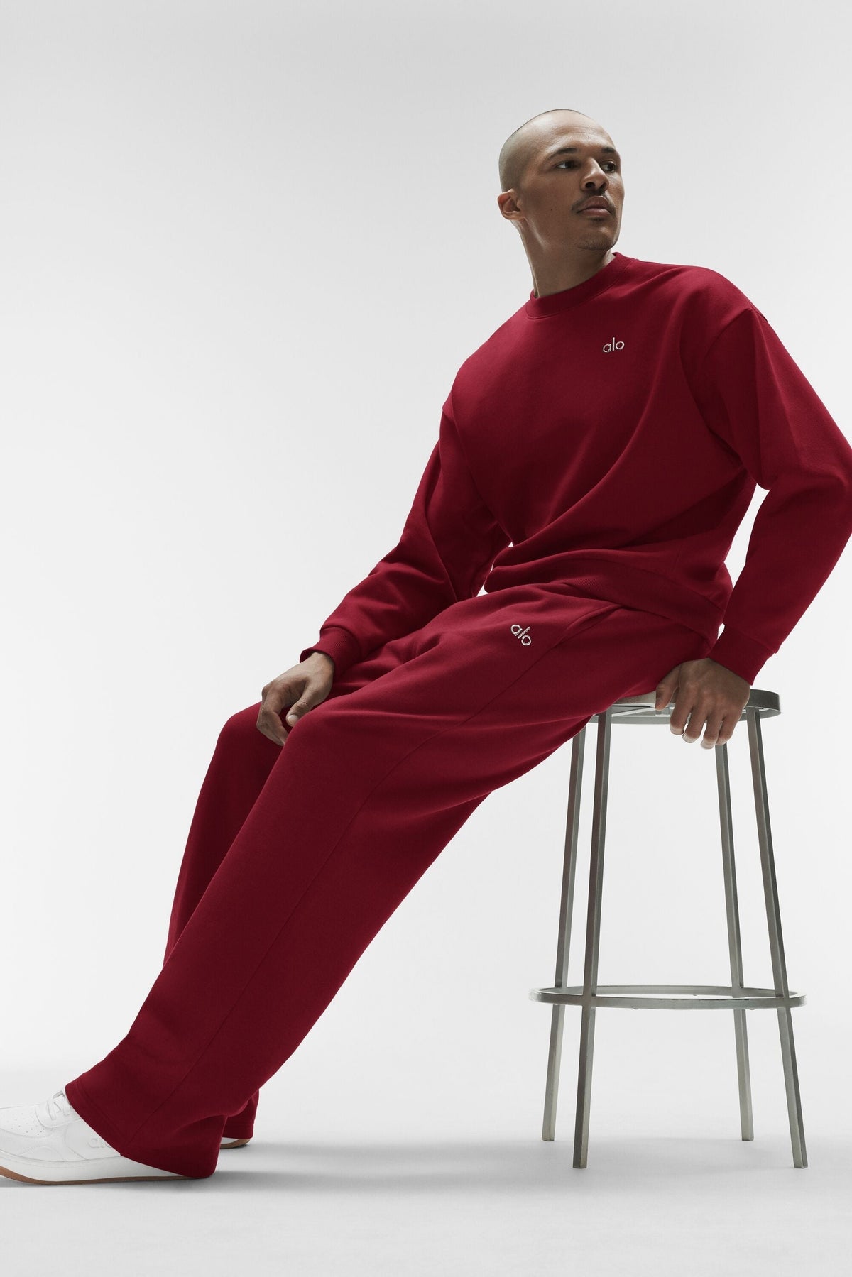 Accolade Straight Leg Sweatpant - Summer Romance Red