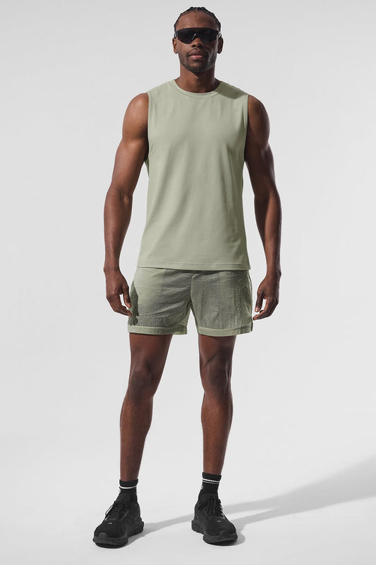 Conquer Muscle Tank - Limestone