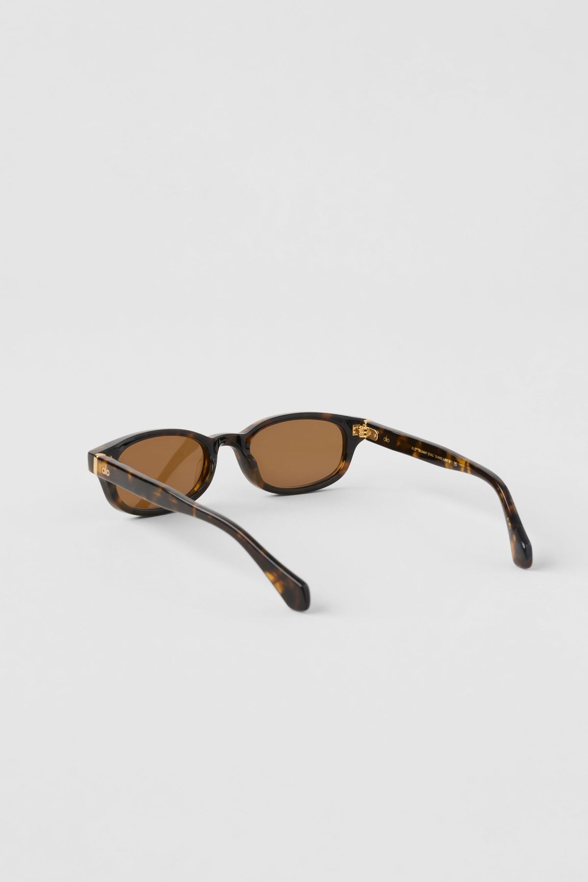 ALO Skinny Oval Sunglasses - Tortoise