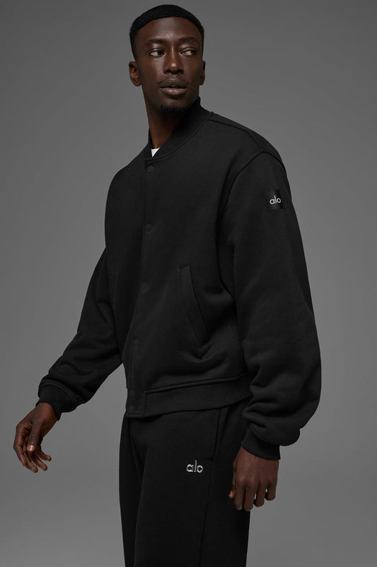 Renown Varsity Jacket - Black