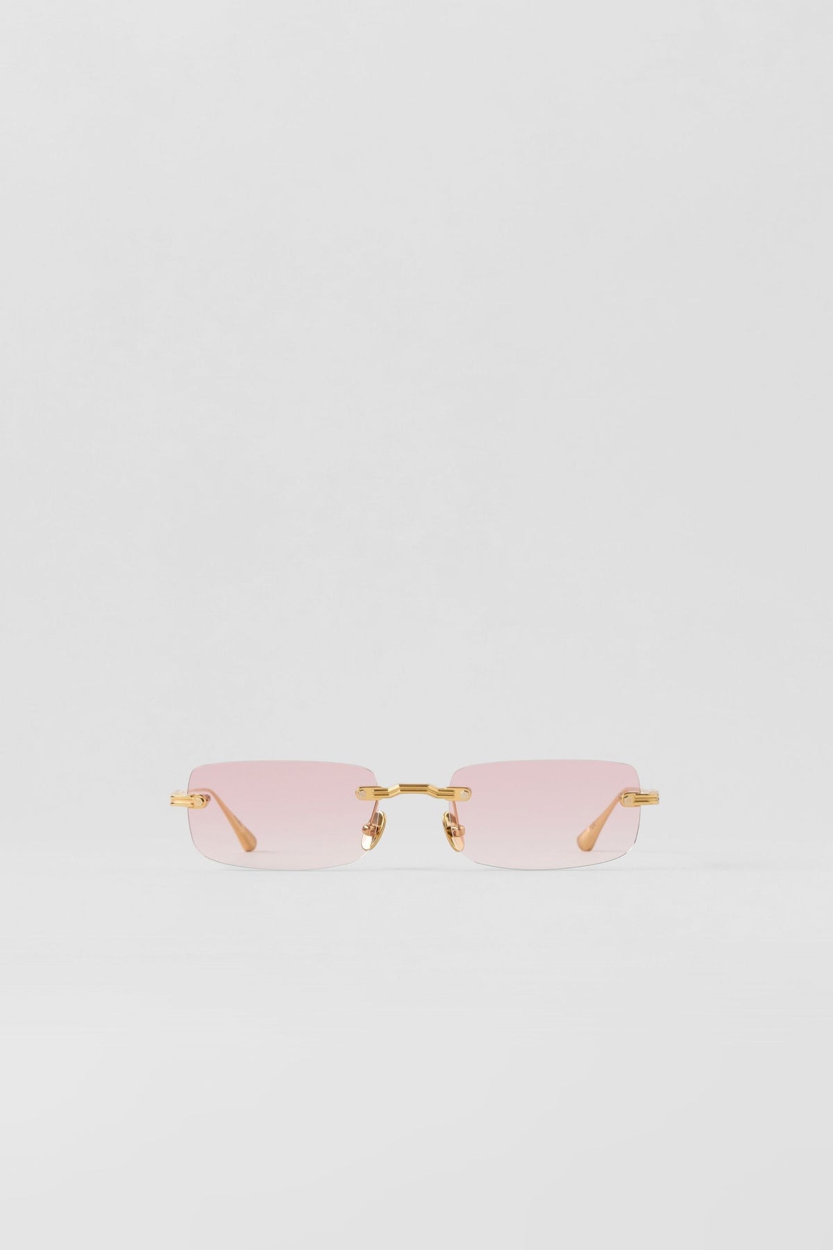 ALO Wire Frame Sunglasses - Gold/Pink Gradient