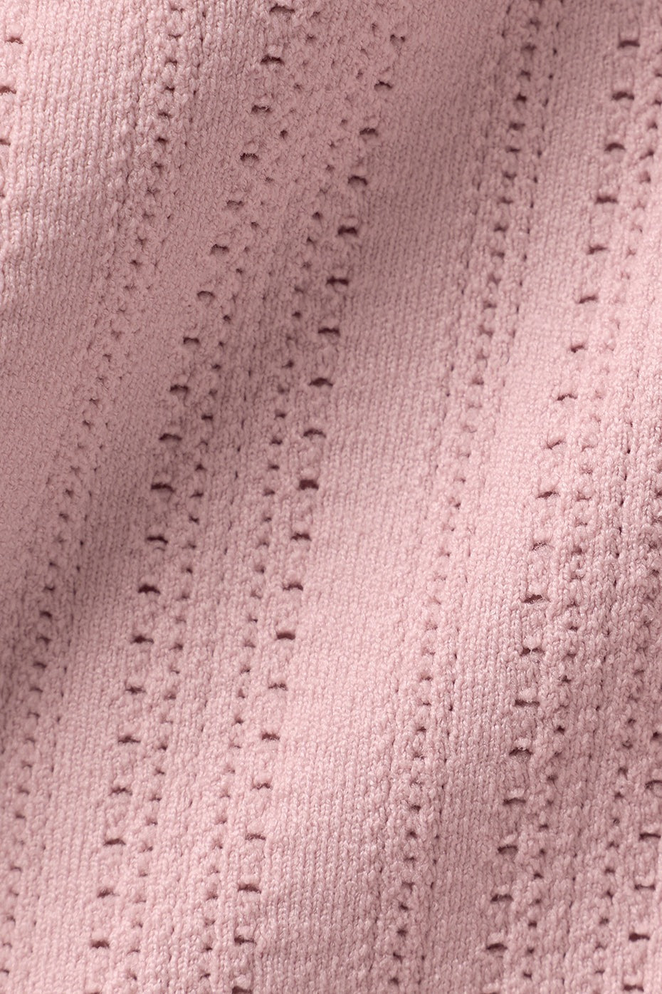 Seamless Pointelle Tank - Vintage Pink