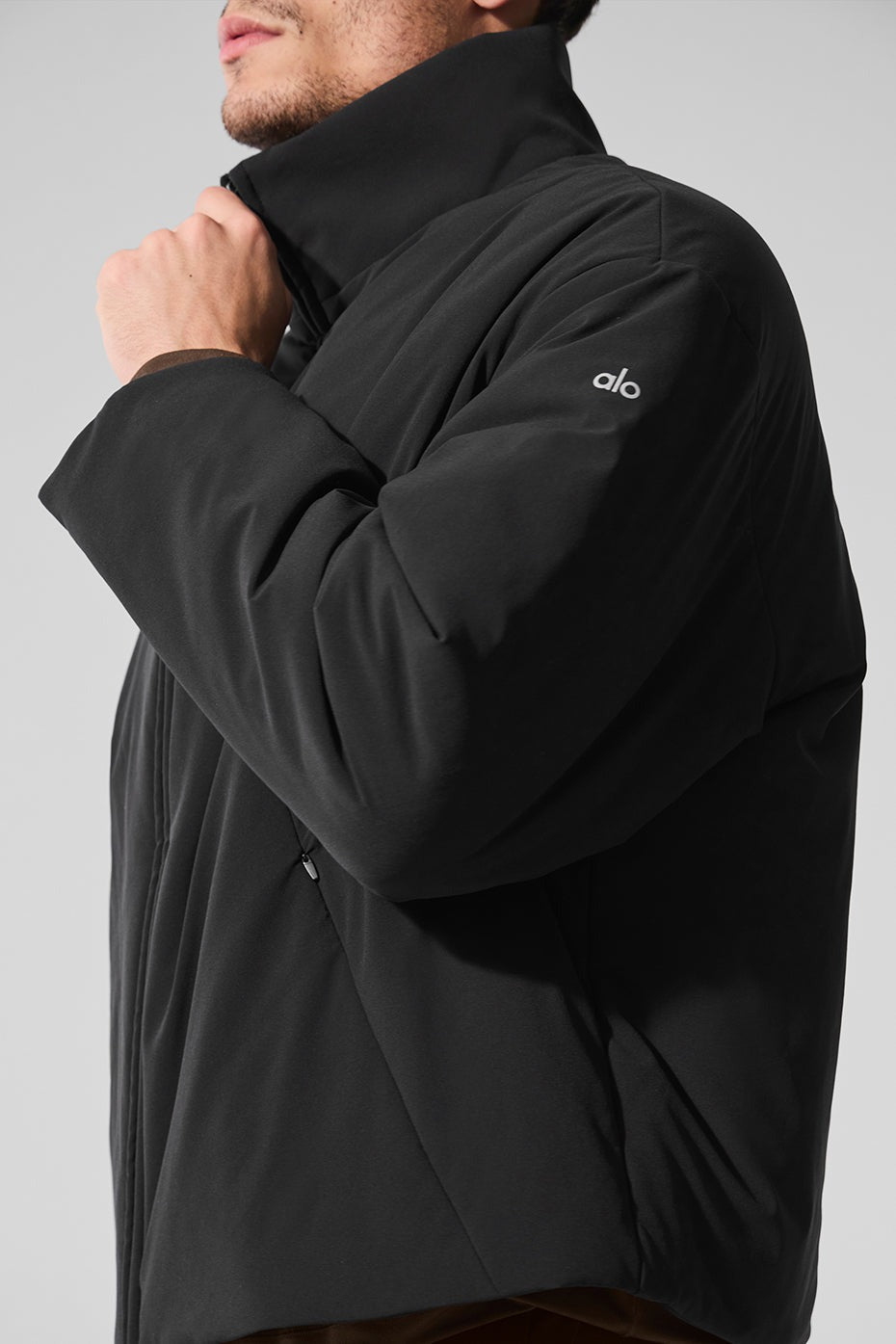 Stretch Woven Notable Jacket - Black